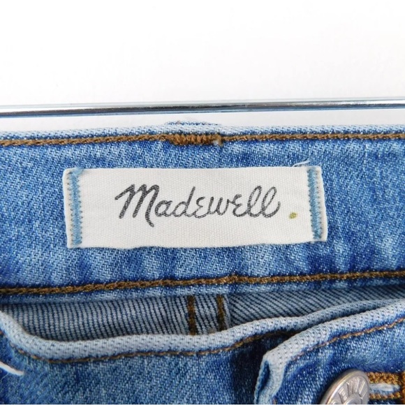 Madewell Cali Demi Boot Raw Hem Jeans, Size 29 - Picture 4 of 9